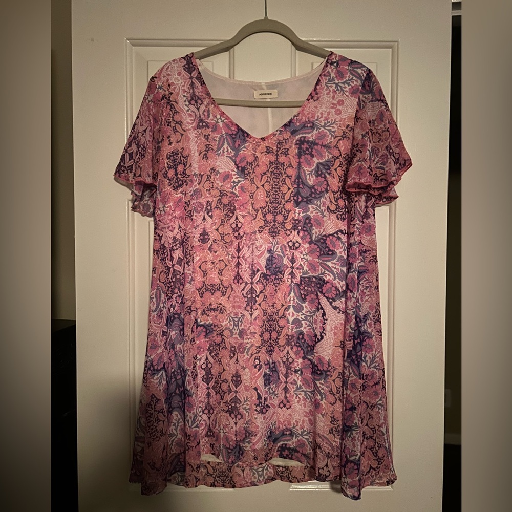 Women’s Pink Adrienne Swing Dress - Size M